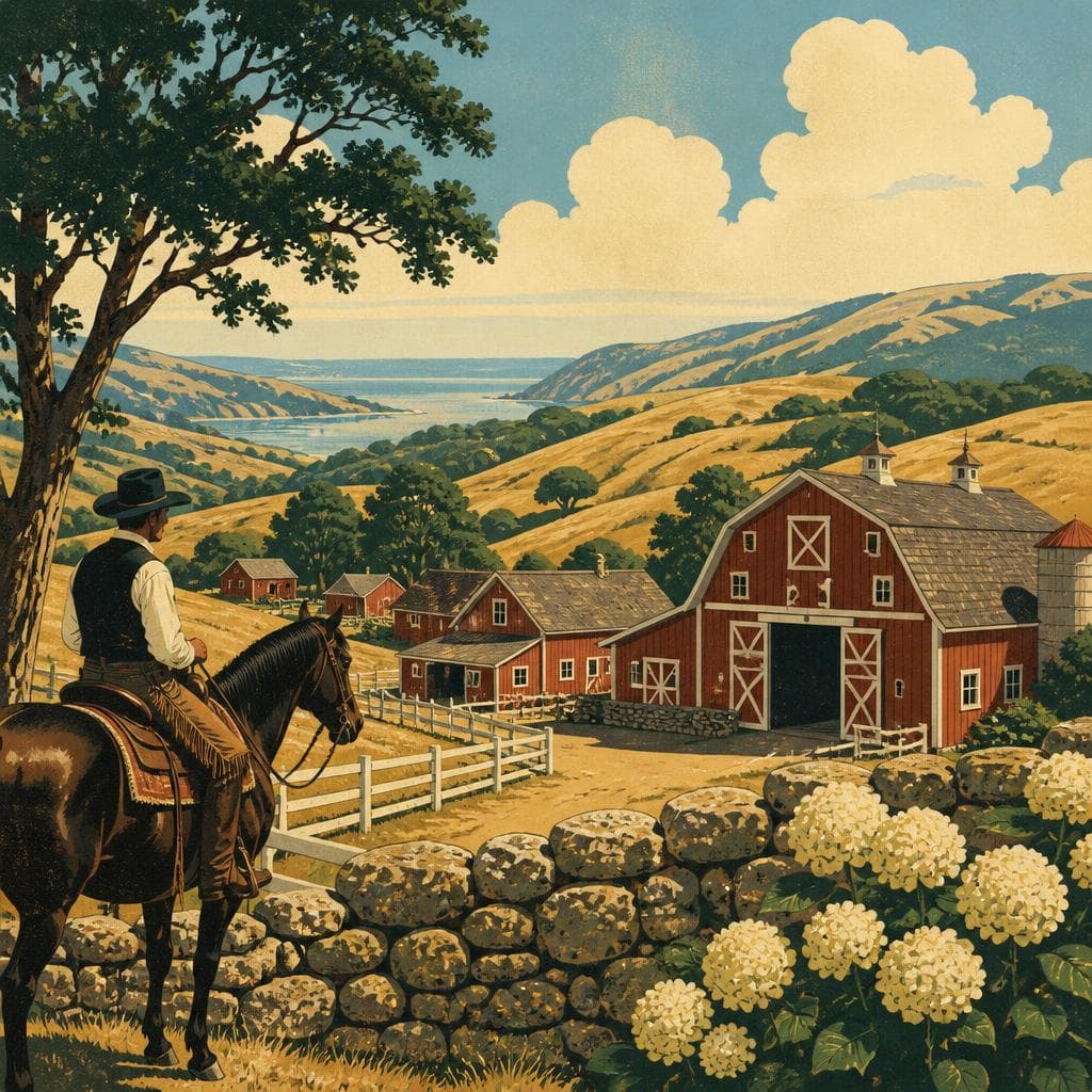 Cover art for Where the Red Barns Still Hold the Hills