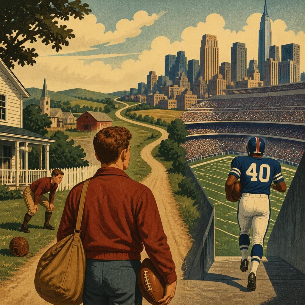 Cover art for From Bowerston to the NFL