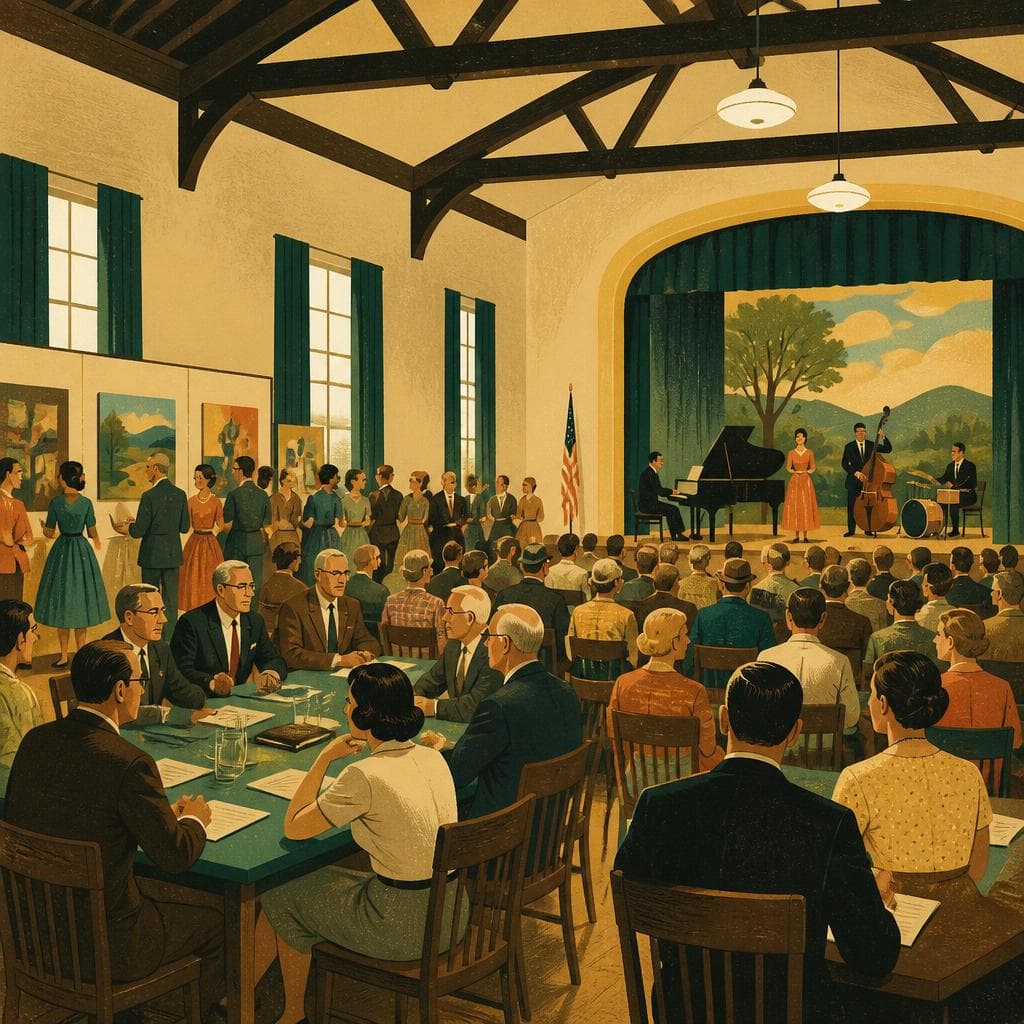 Cover art for The Hall That Kept Fairfax Gathering