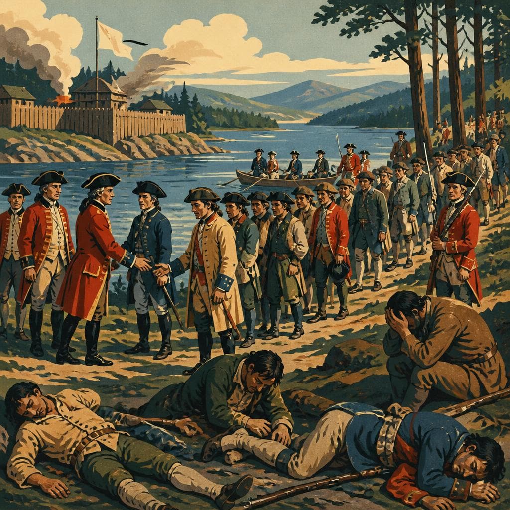 Cover art for The Surrender at Lake George