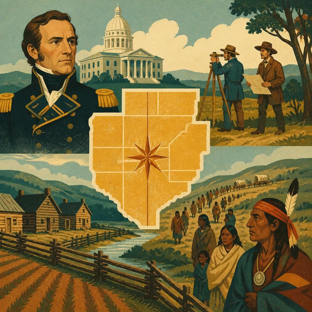 Cover art for A County Named for Power, on Land Marked by Loss