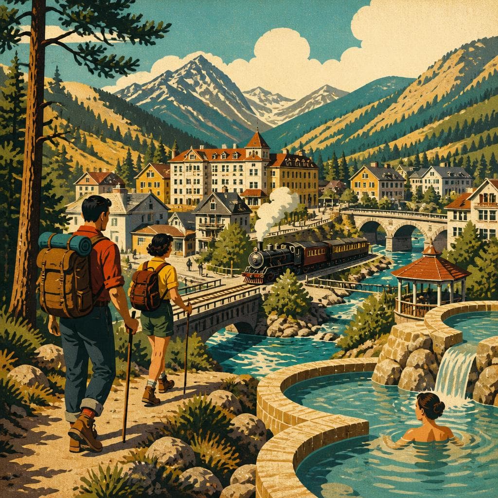 Cover art for Where the Trail Walks Into Town