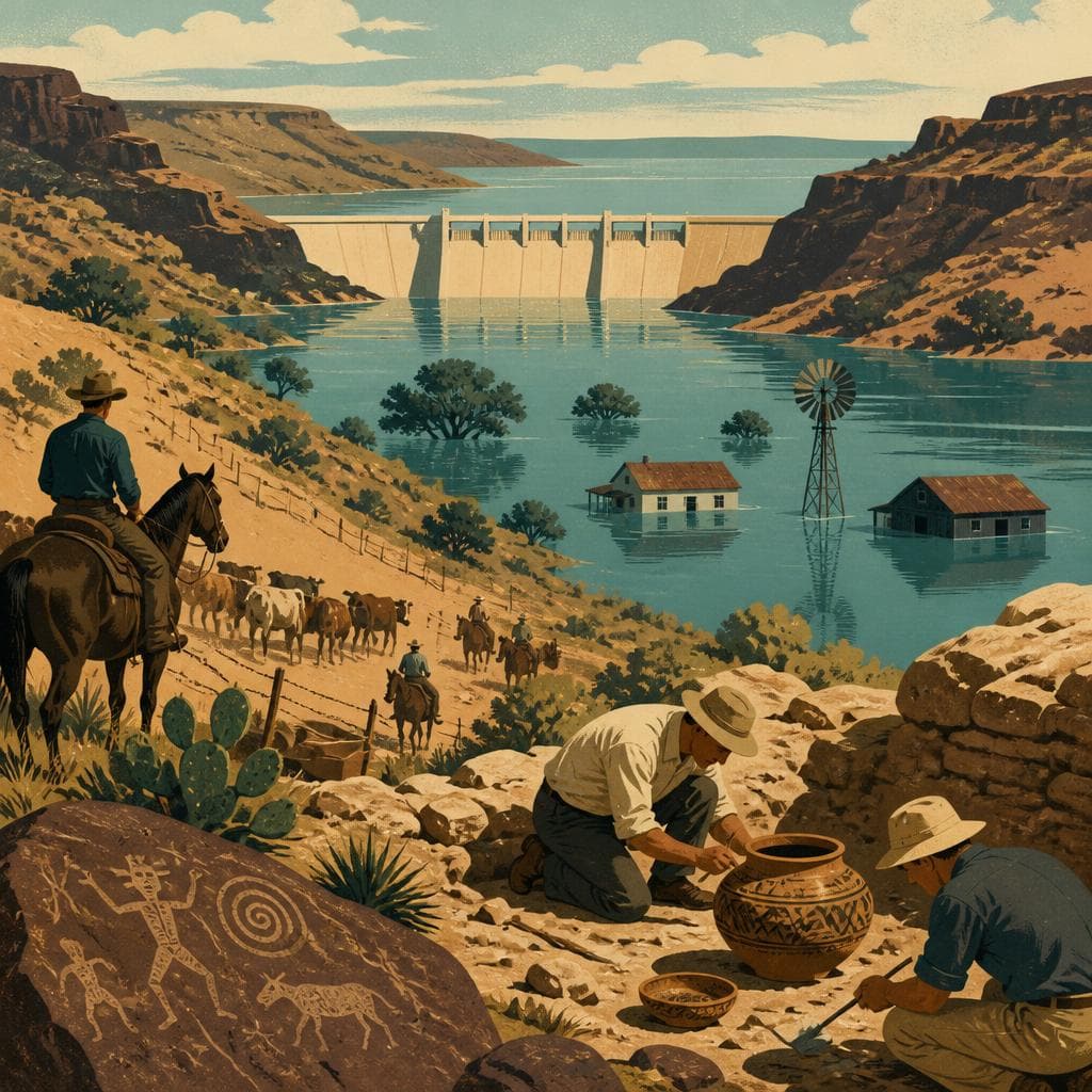 Cover art for Before the Water, a Race Through Choke Canyon