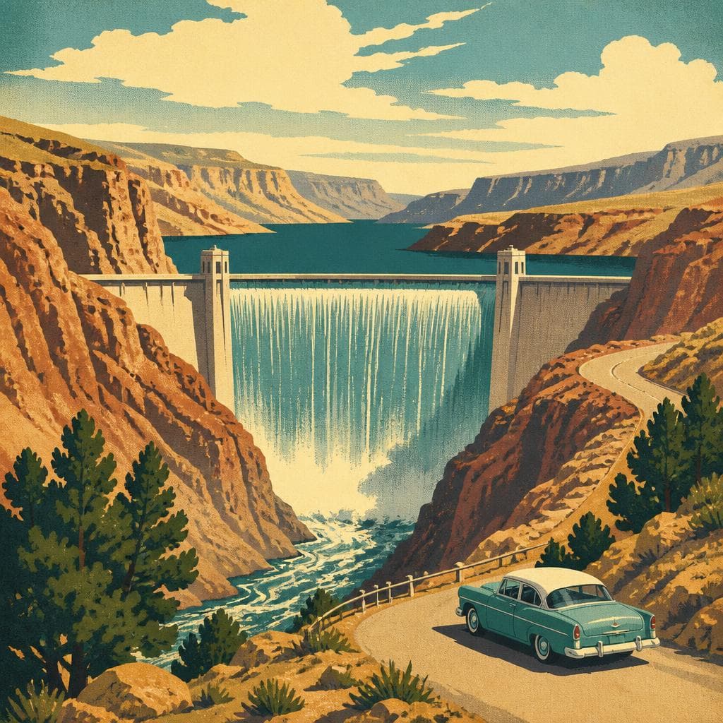 Cover art for A Wall of Water in Shoshone Canyon