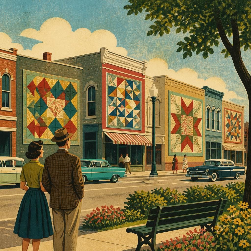 Cover art for Where Quilts Took Their Place on the Wall