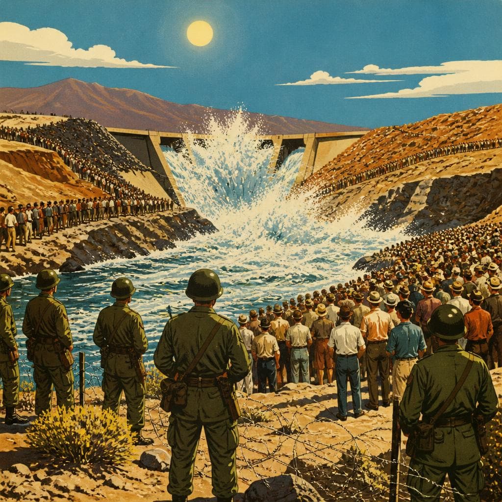 Cover art for At Noon, the Line Broke Open