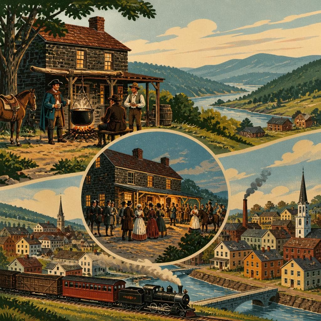 Cover art for How an Inn Named a Town