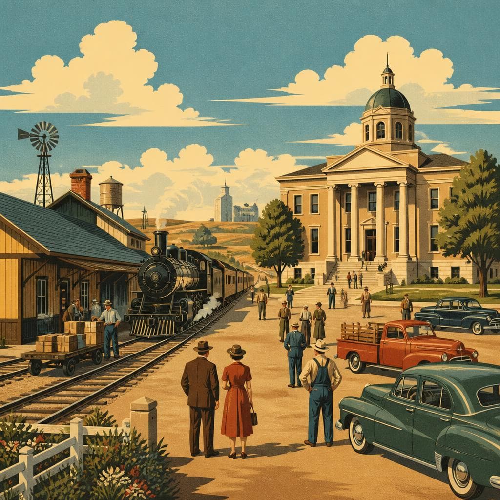 Cover art for Where the Depot Met the Courthouse