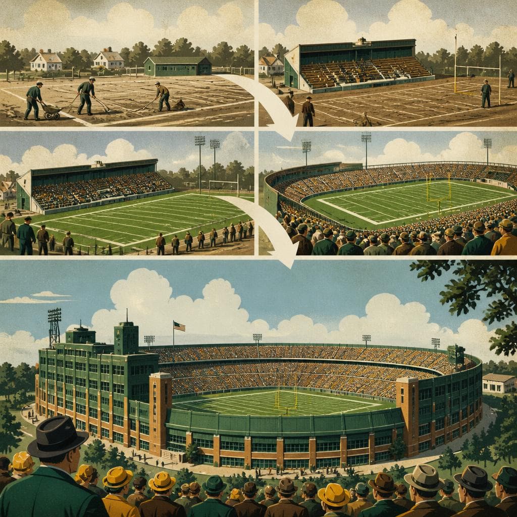 Cover art for How a City Stadium Became Lambeau Field