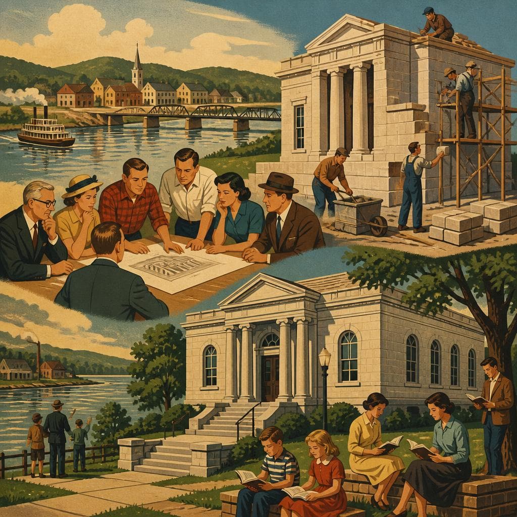 Cover art for How Louisa Won Its Carnegie Library