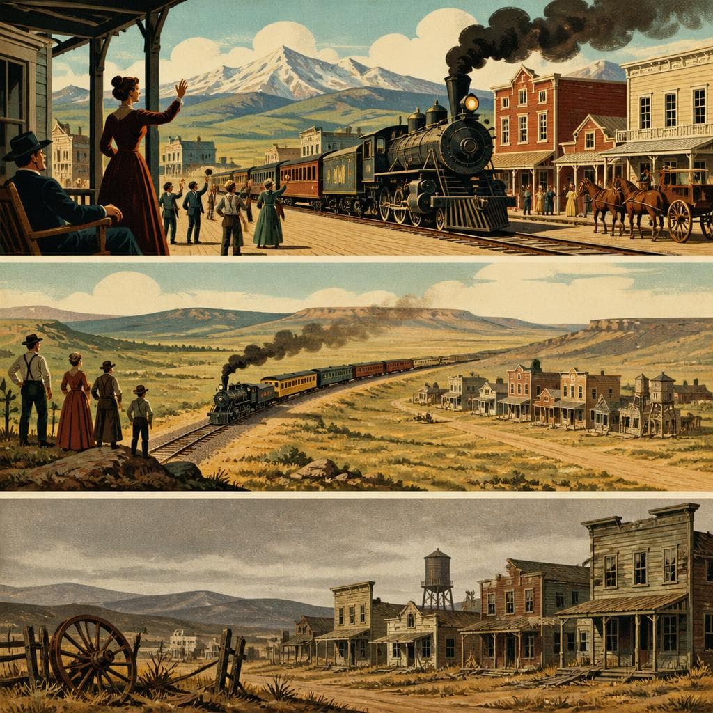 Cover art for The Town the Railroad Missed
