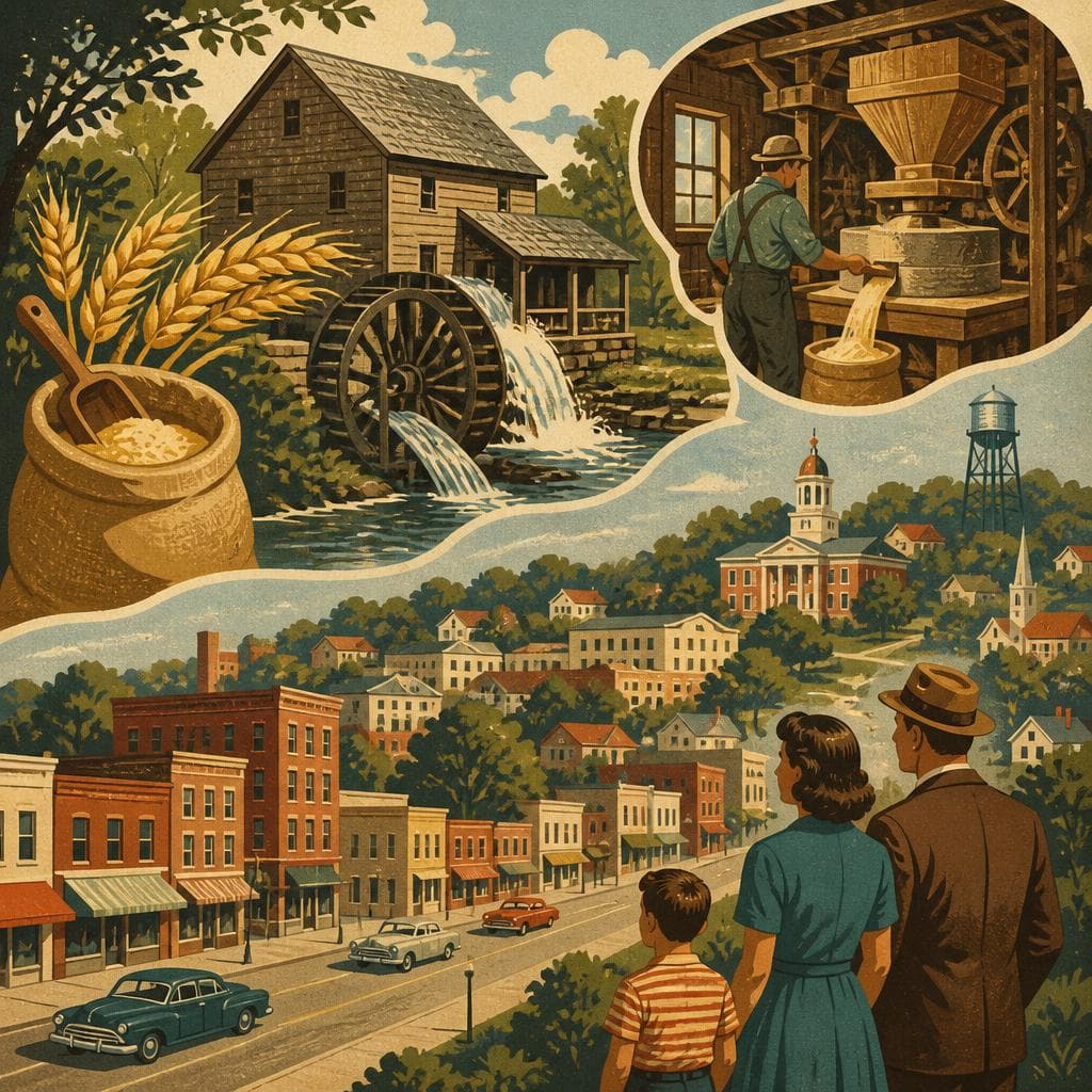 Cover art for Where the Mill Made the Town