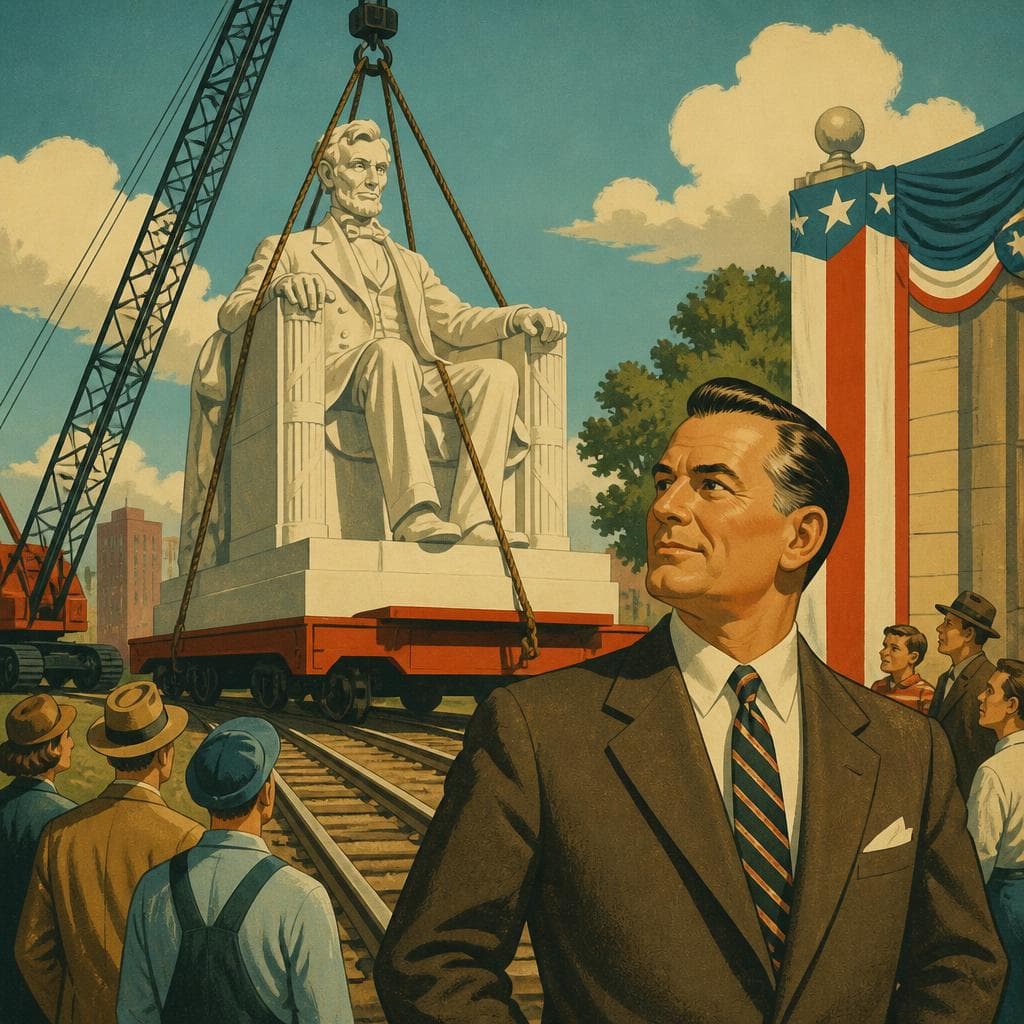 Cover art for The Rails That Helped Lift Lincoln