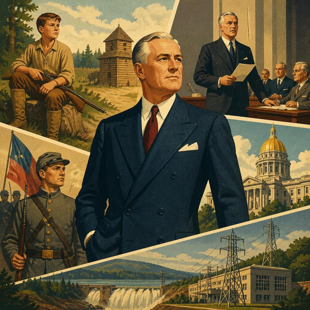 Cover art for From Oglethorpe Boyhood to Georgia Power