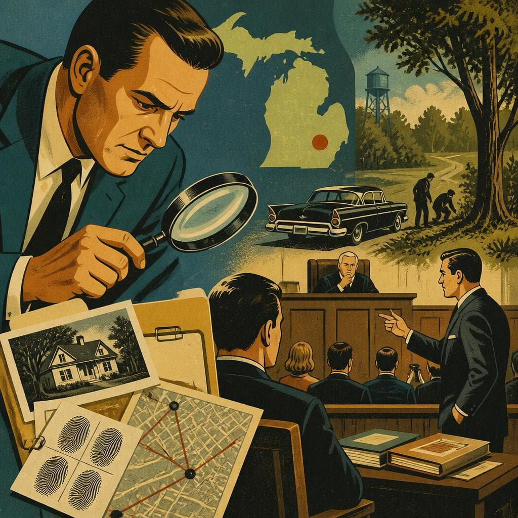 Cover art for The Case That Broke the Michigan Murders Open