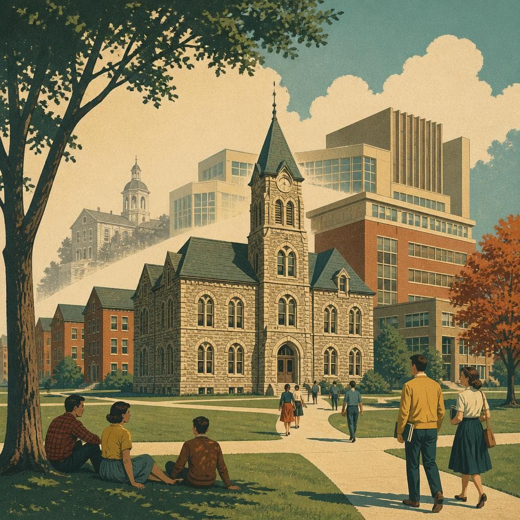 Cover art for When Old Main Grew Into Stone