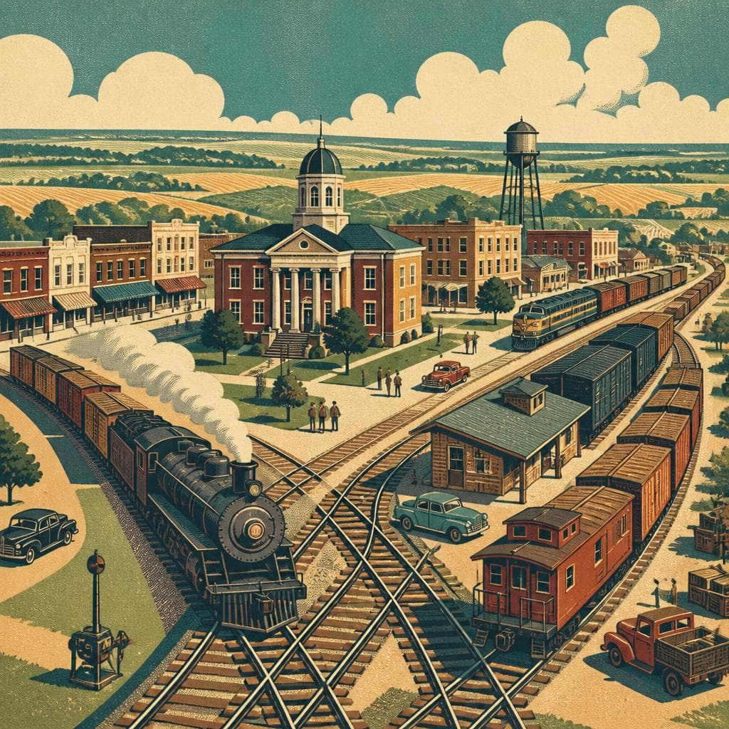 Cover art for Where the Tracks Made a County Seat