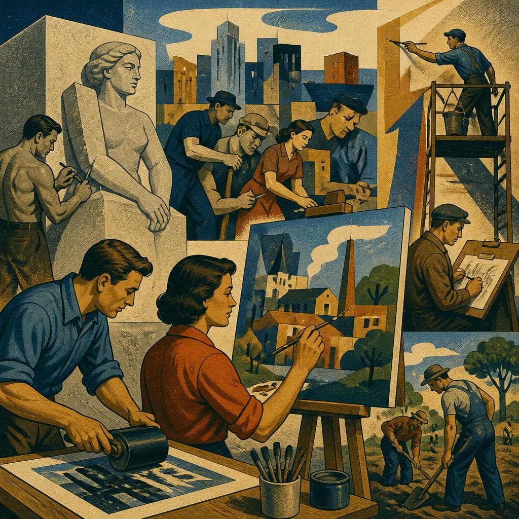 Cover art for When Washington Put Artists to Work