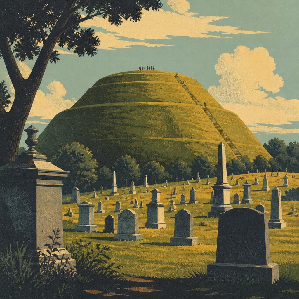 Cover art for The Mound Beneath the Cemetery