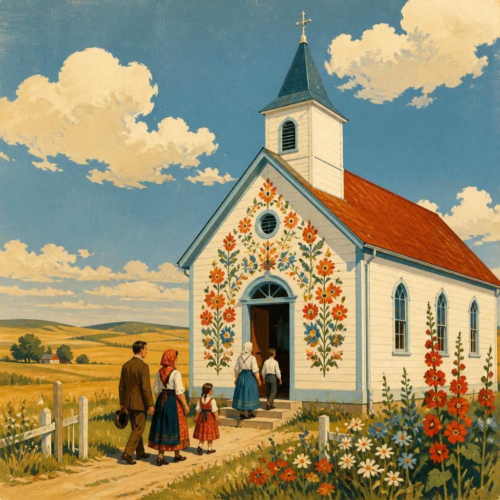 Cover art for Painted Faith on the Nebraska Prairie