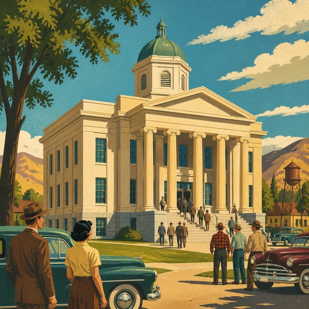 Cover art for A Courthouse for a Brand-New County
