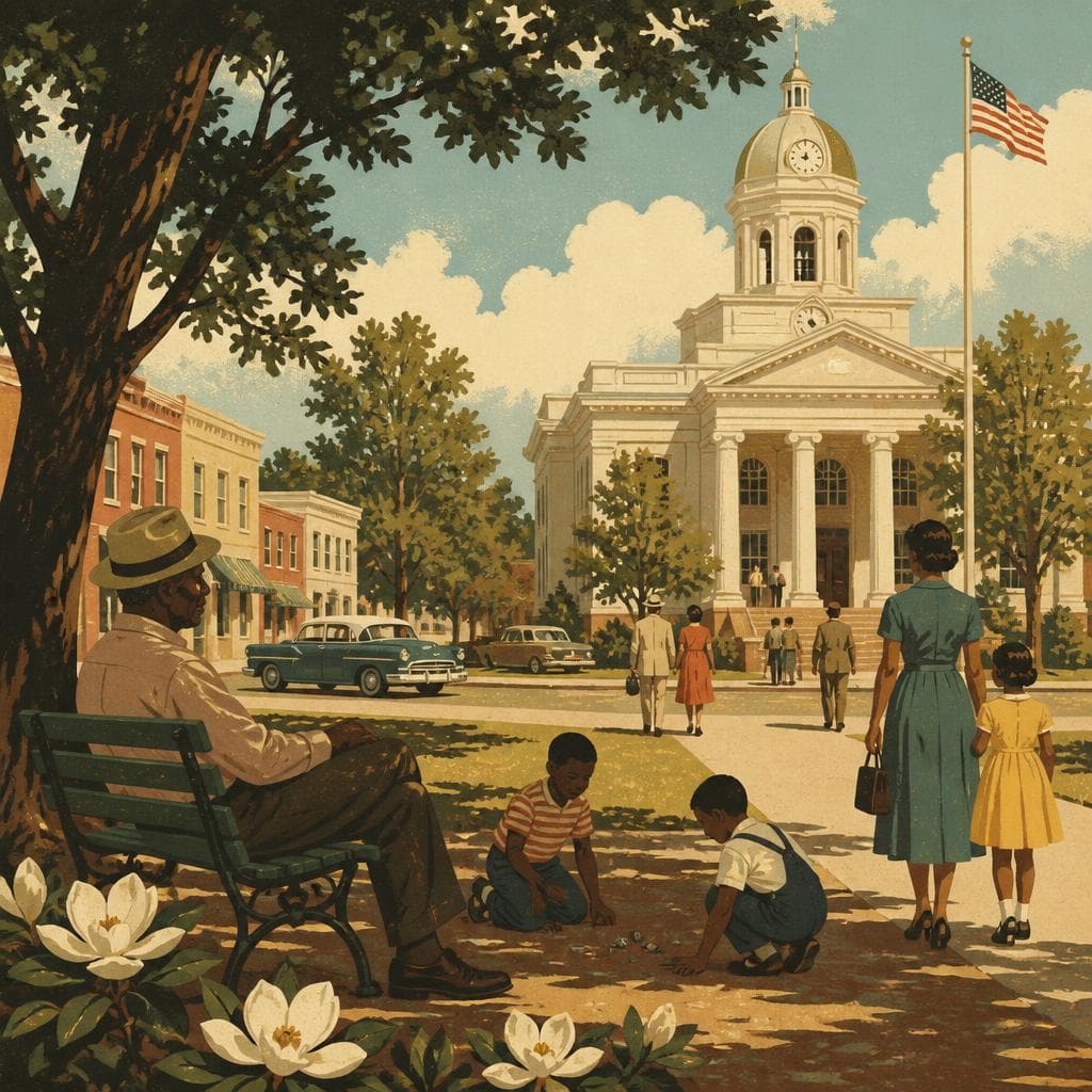 Cover art for Around the Square, an Older Mississippi Endures
