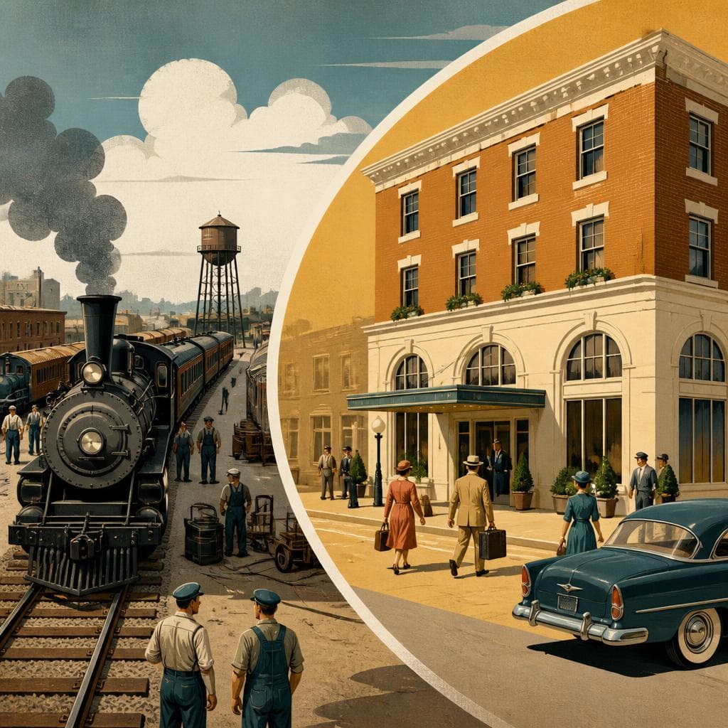Cover art for When the Trains Made Room for a Real Hotel