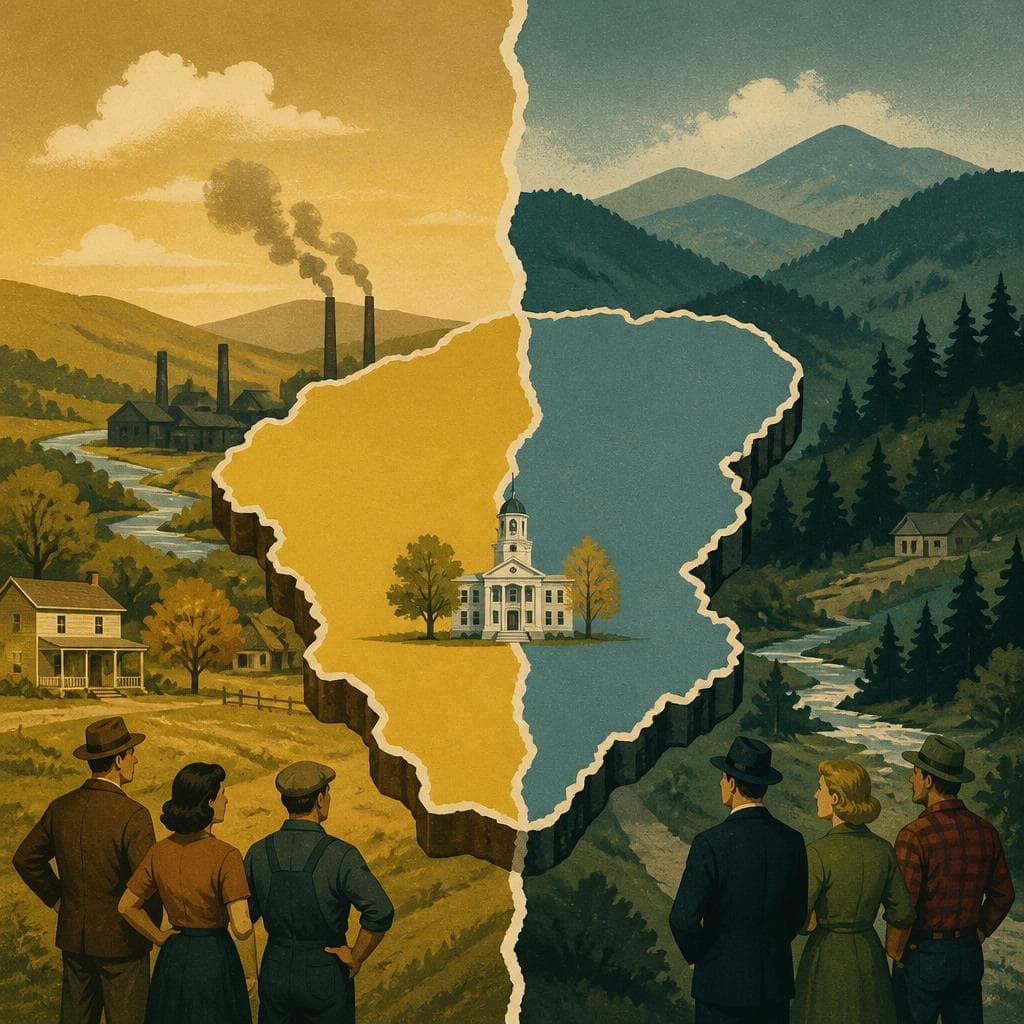 Cover art for Pendleton County in a Statehood Divorce