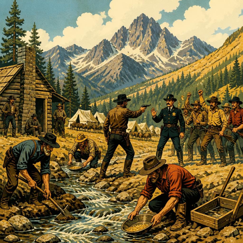 Cover art for When Gold Outran the Law at Thunder Mountain