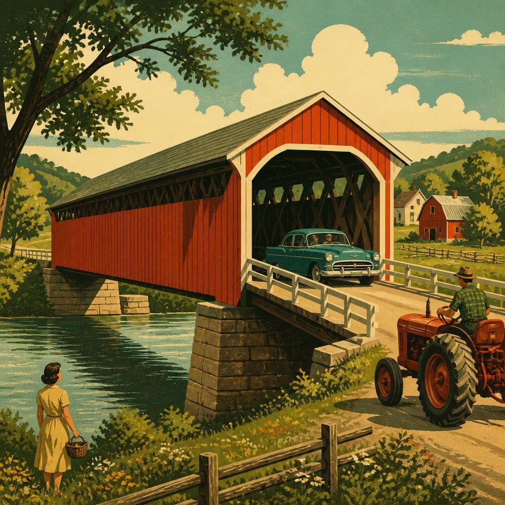 Cover art for The Covered Bridge That Kept Its Job