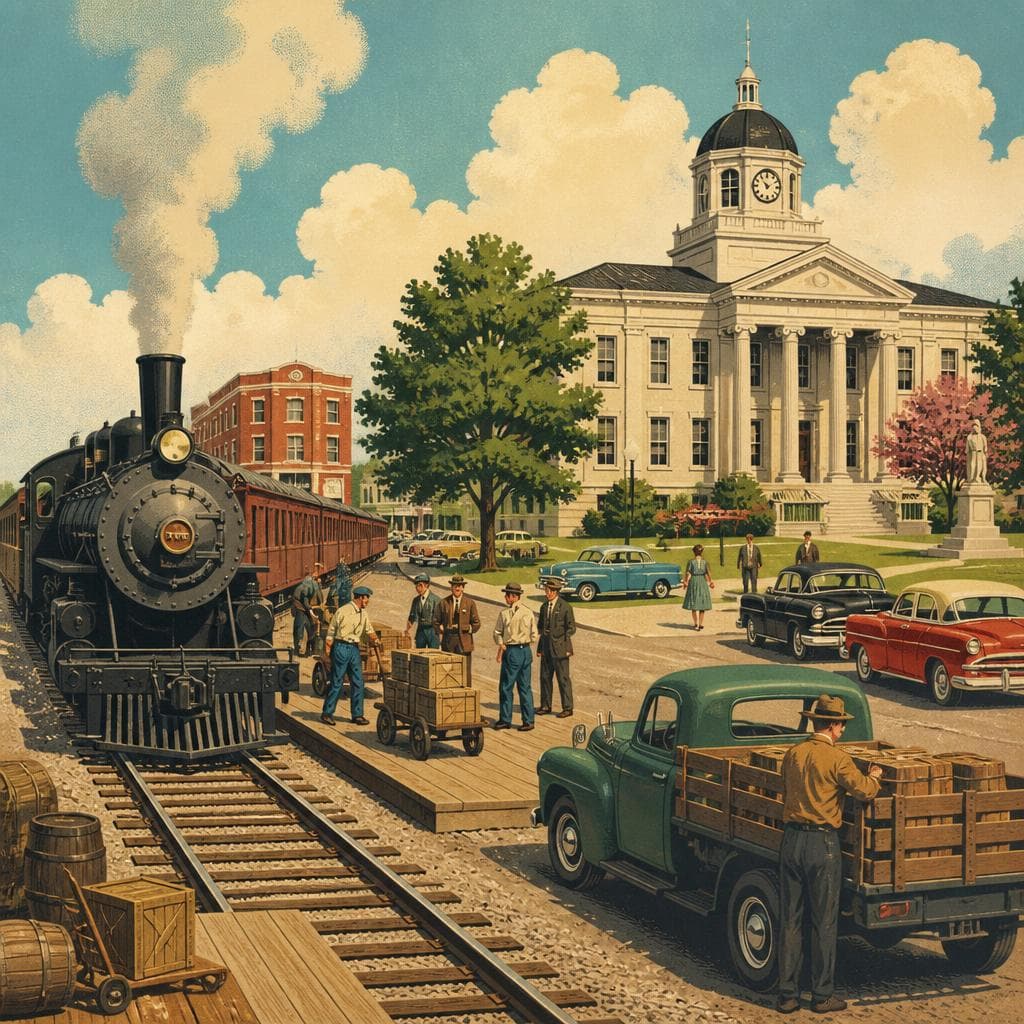Cover art for Where the Rails and Courthouse Met
