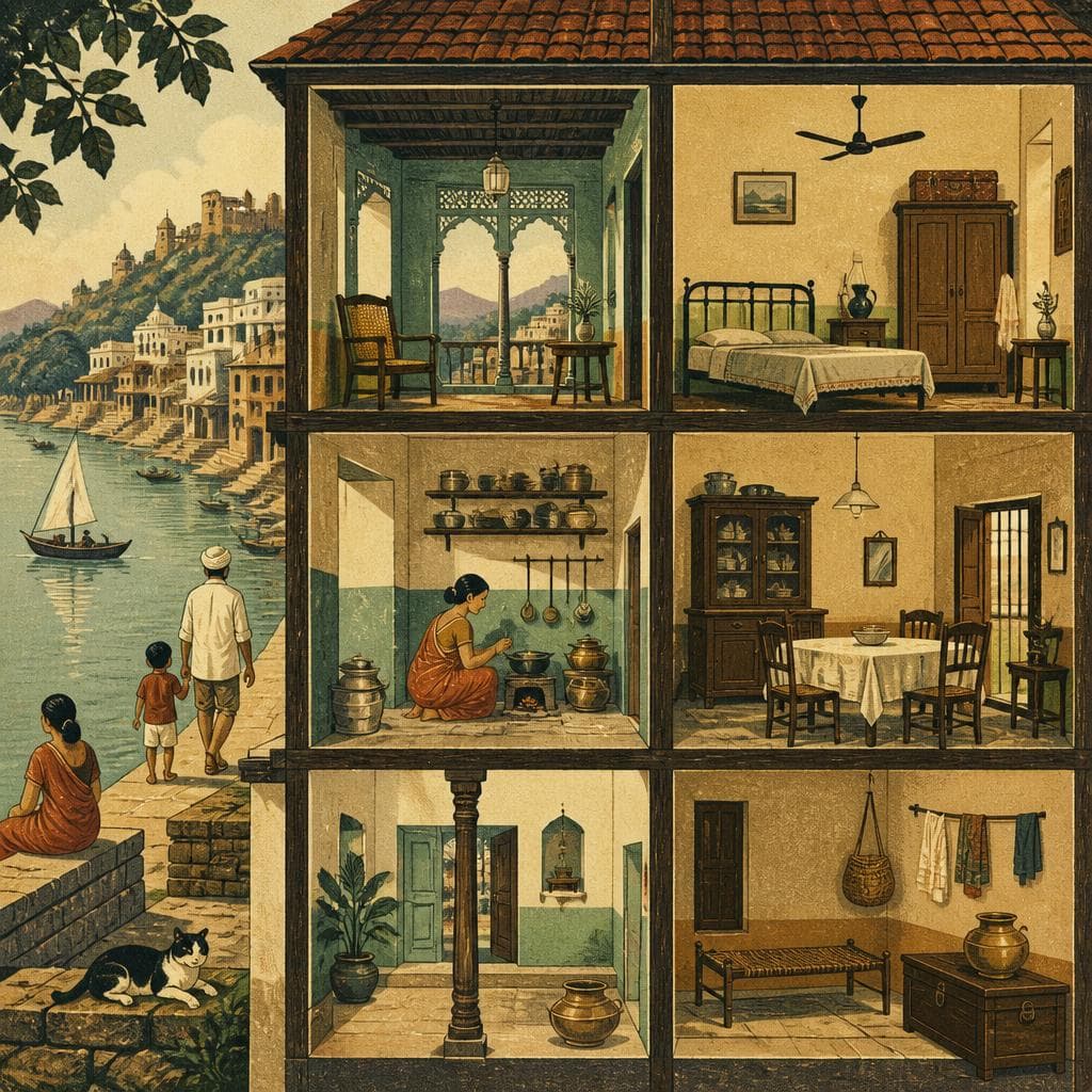 Cover art for A River Town Remembered Room by Room