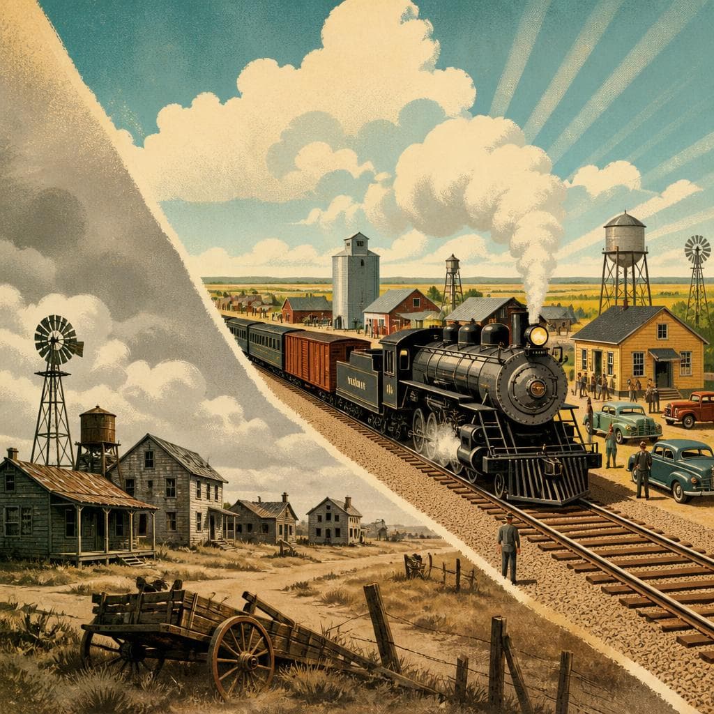 Cover art for When the Railroad Moved Oldham County
