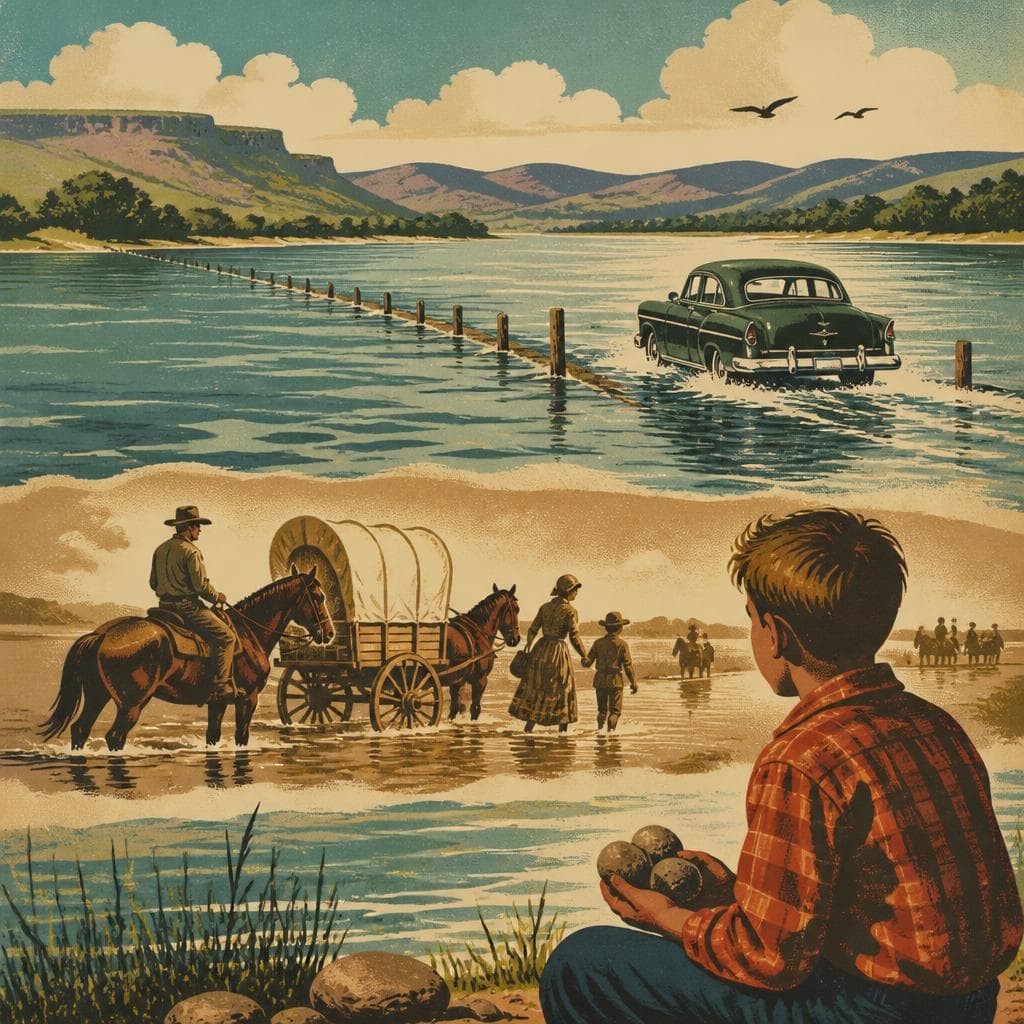 Cover art for Where the River Let People Through