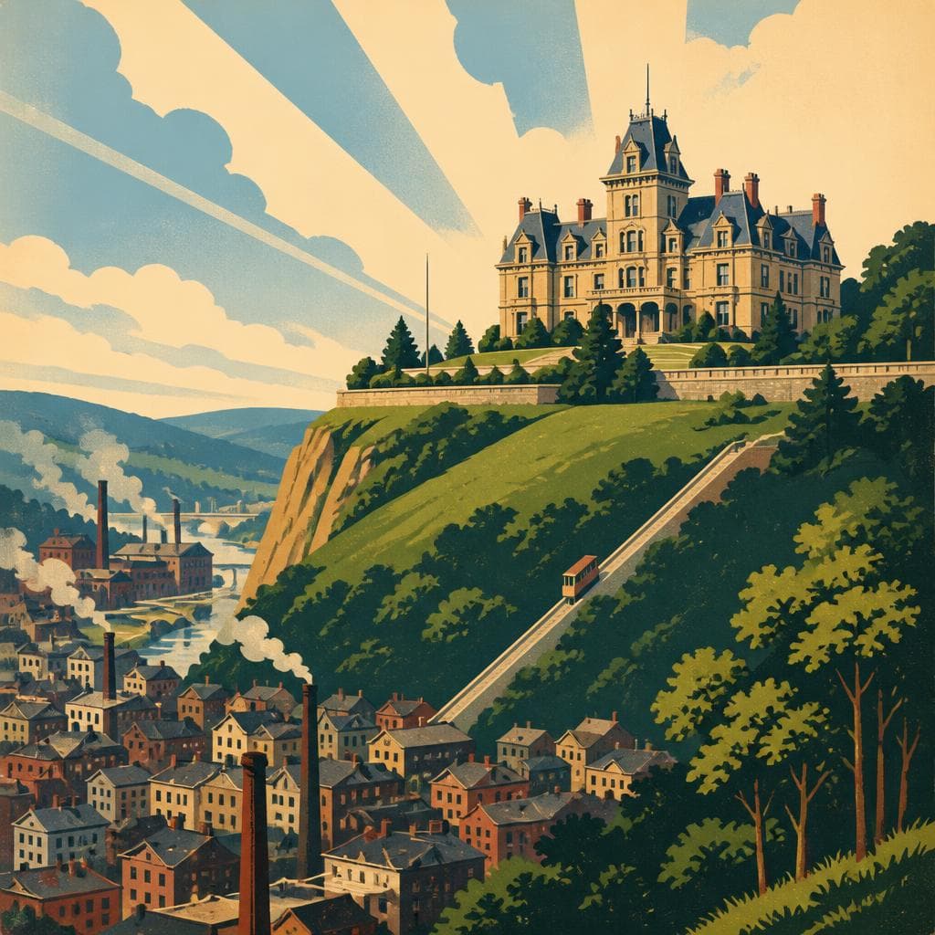 Cover art for A Mansion Above Town, A Message to Mauch Chunk