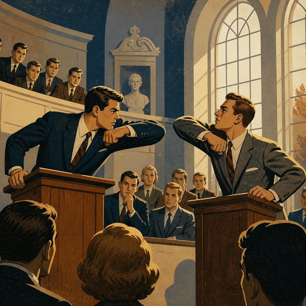 Cover art for Where Oratory Learned to Throw Elbows
