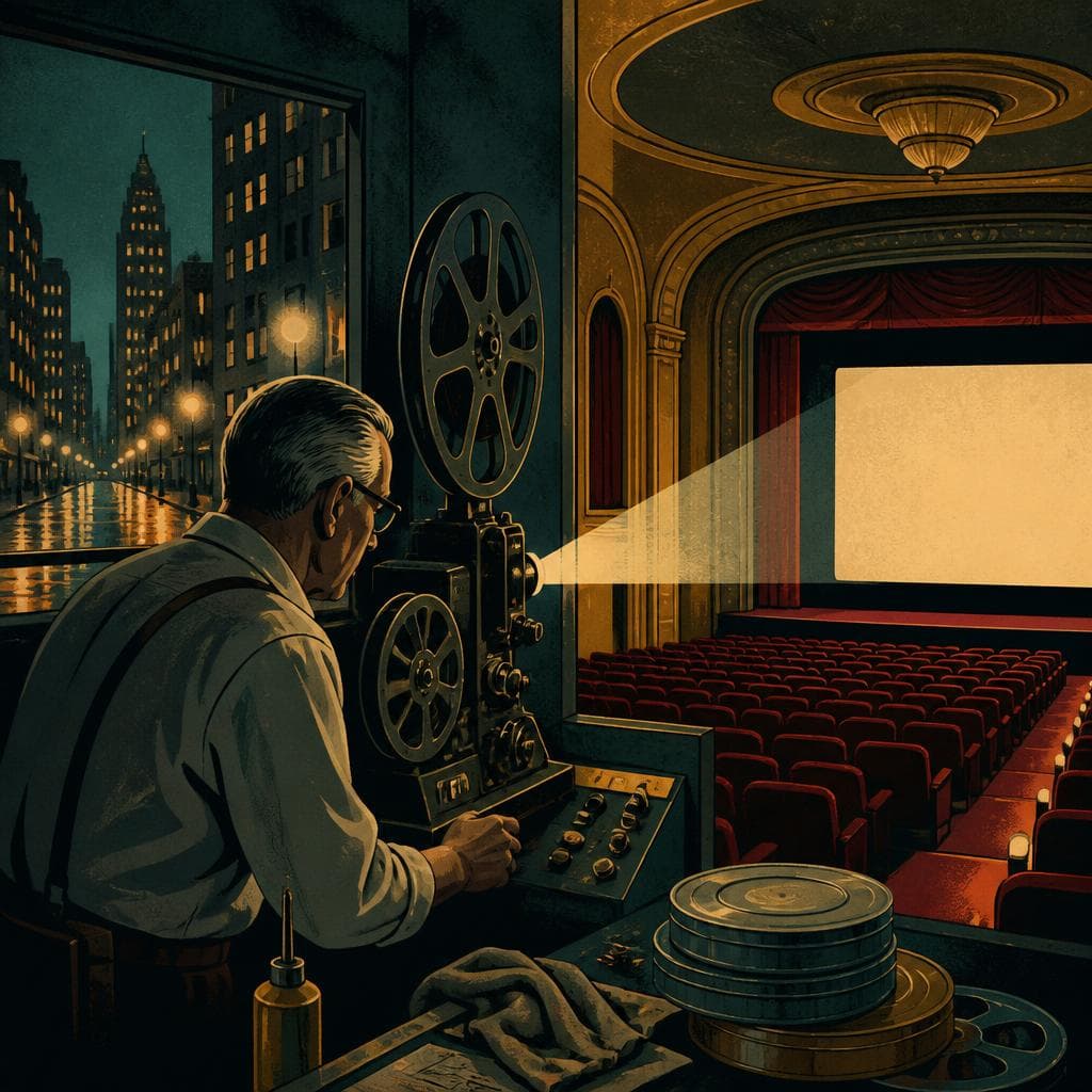 Cover art for Where Franklin Kept the Projector Running