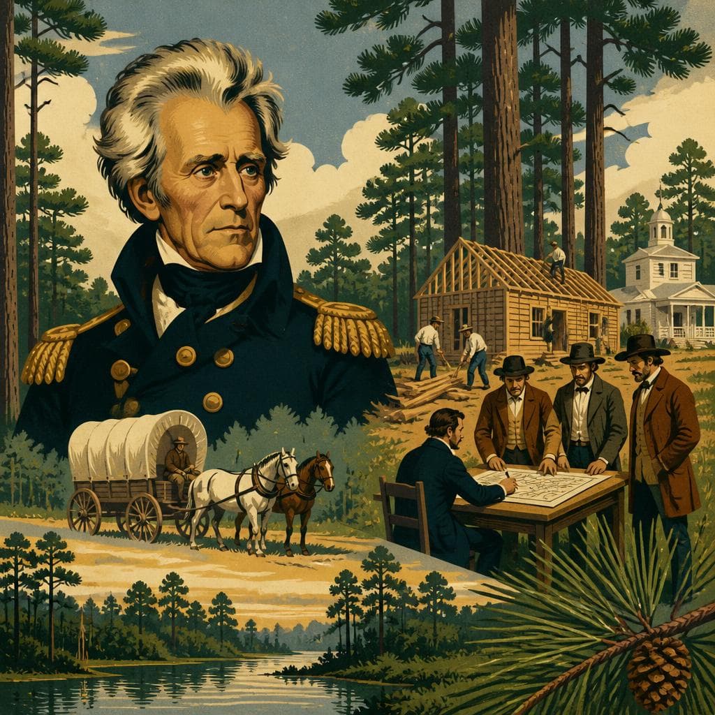 Cover art for Old Hickory in the Piney Woods