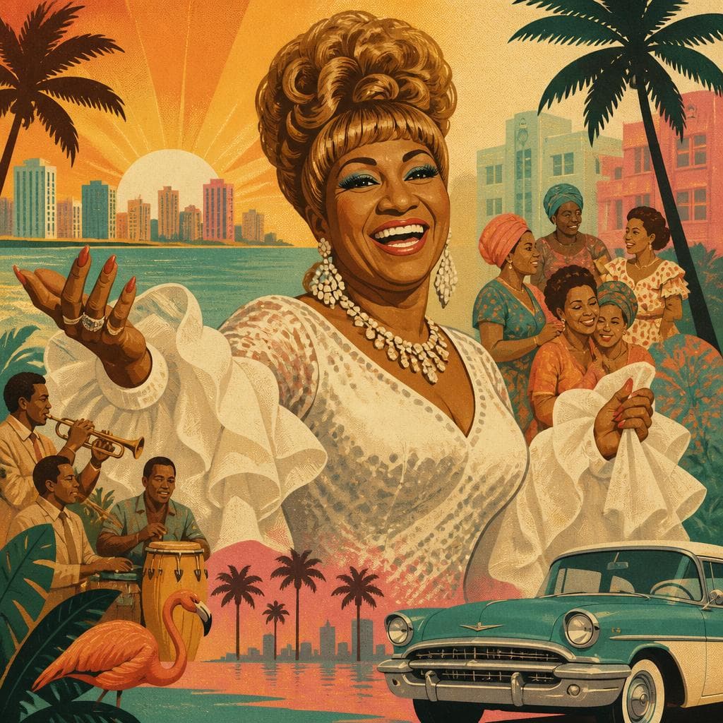 Cover art for How Miami Held Celia Cruz Close