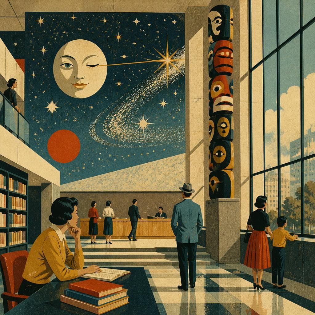 Cover art for A Cosmic Wink at the Central Library