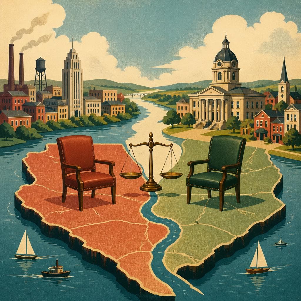 Cover art for One County, Two Seats