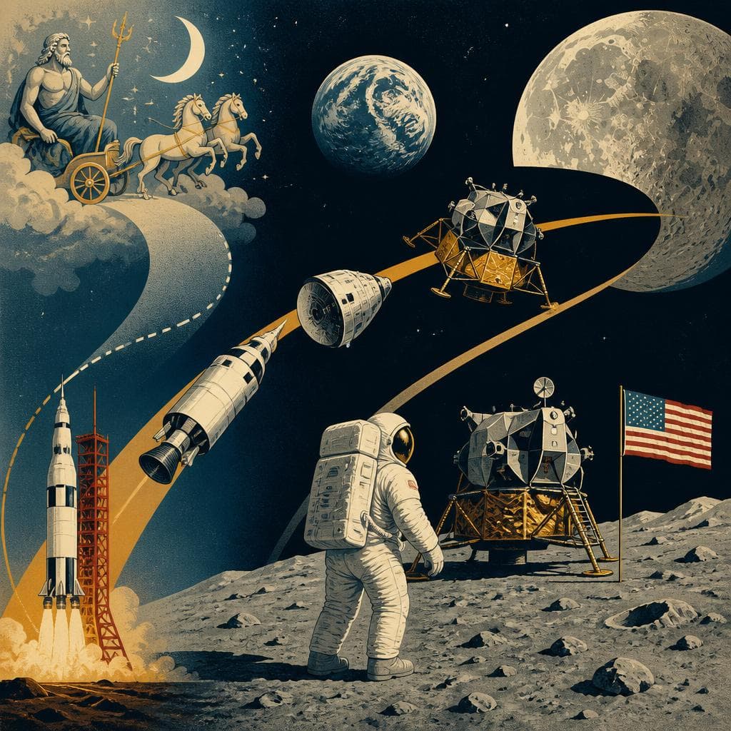 Cover art for Charles Duke’s Real Path to the Moon