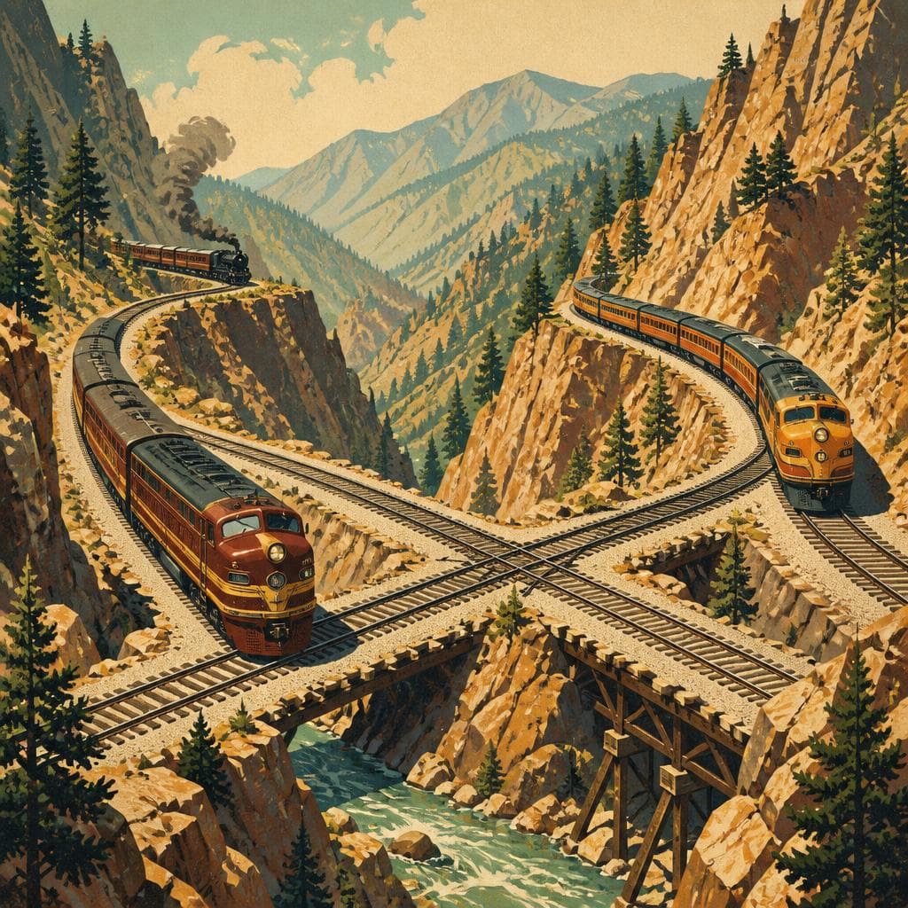 Cover art for Where the Tracks Cross at Keddie