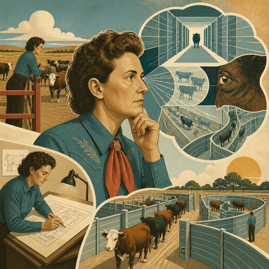 Cover art for Seeing Animals Through Temple Grandin’s Eyes