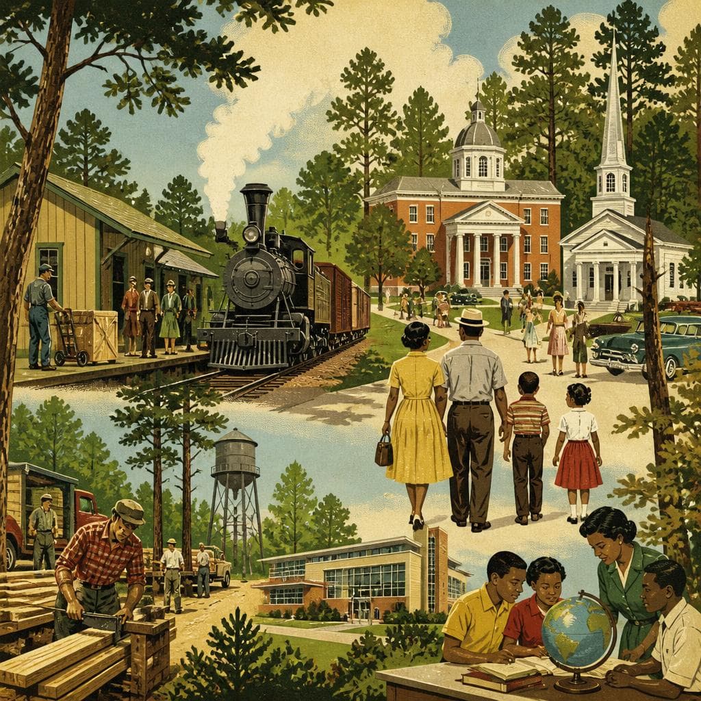 Cover art for Where the Railroad Taught Ruston to Grow