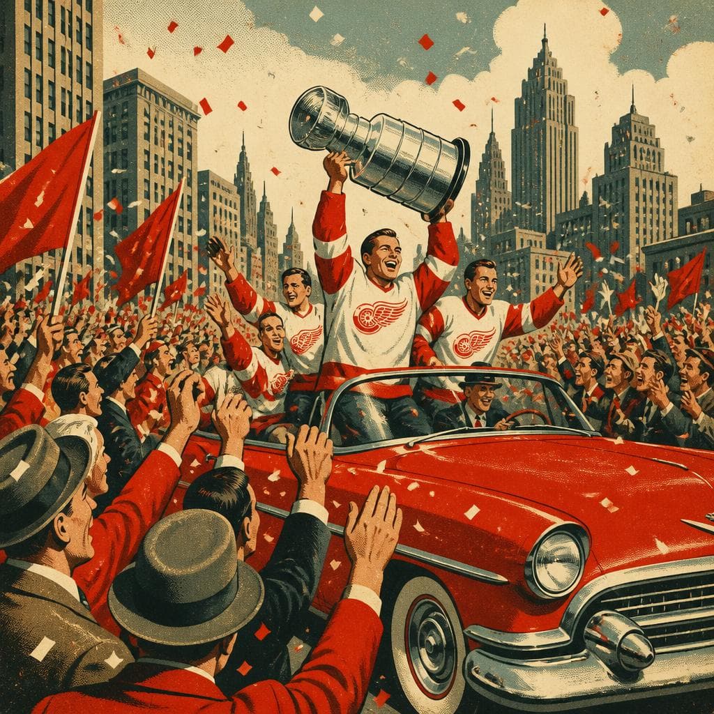 Cover art for When the Red Wings Finally Brought the Cup Home