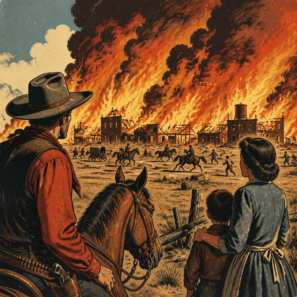 Cover art for When Julesburg Burned Again