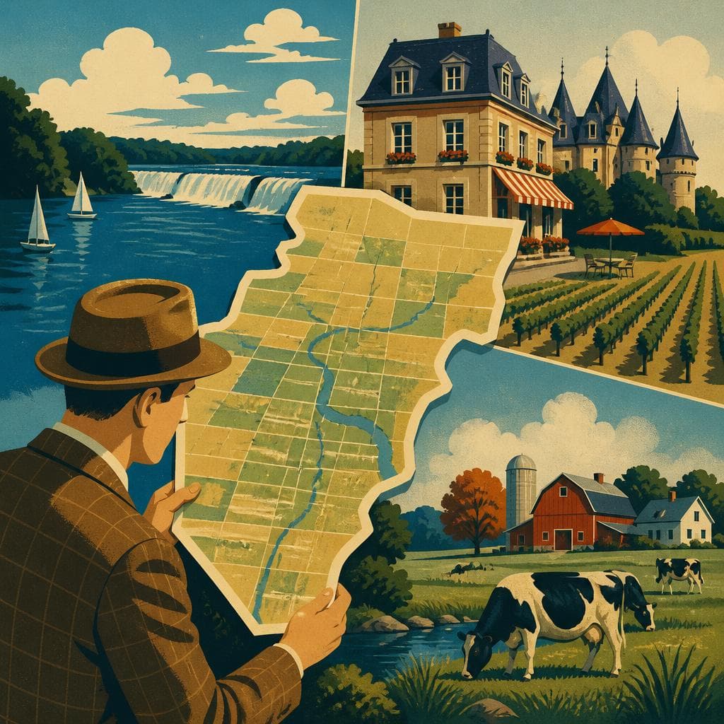 Cover art for A County Line With a French Echo