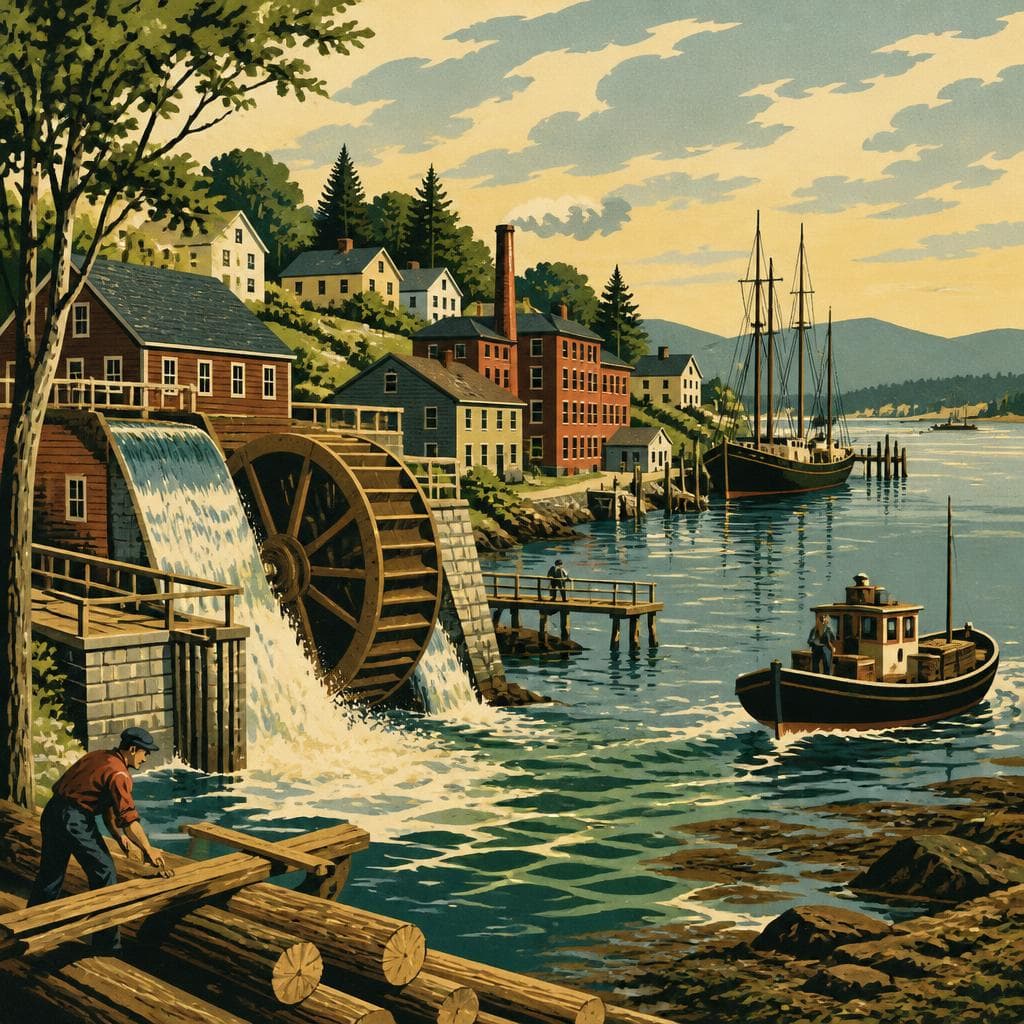 Cover art for Where the River Built Ellsworth