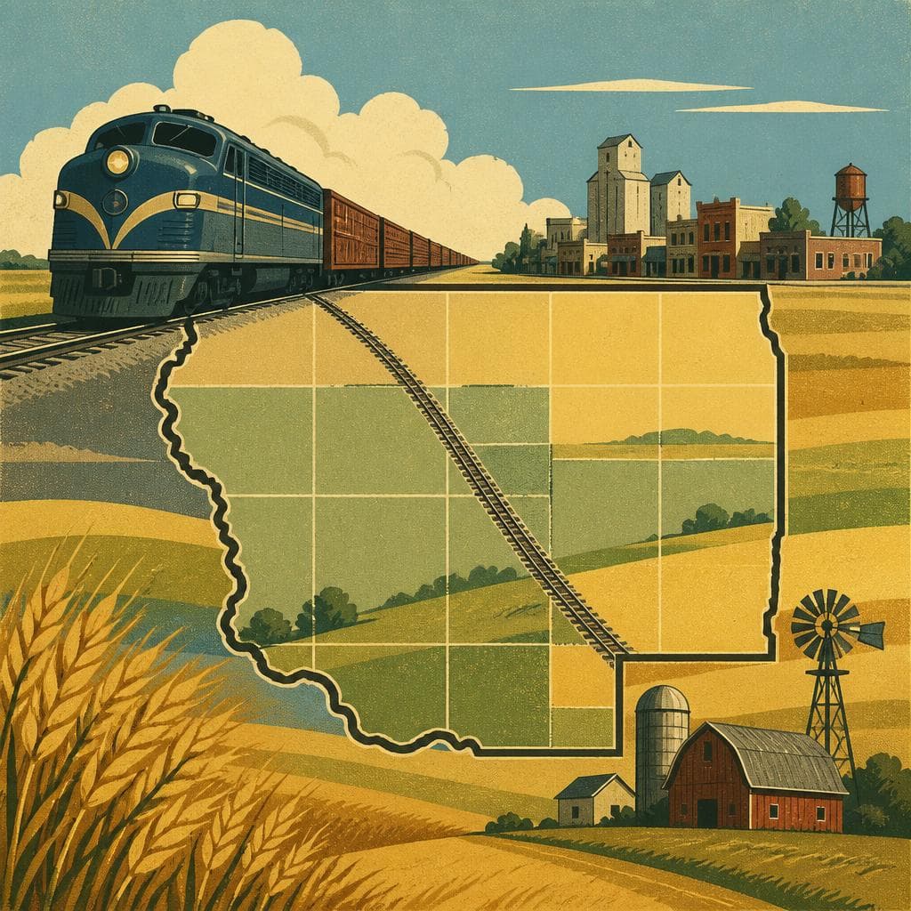 Cover art for Where the Railroad Helped Draw the County Line